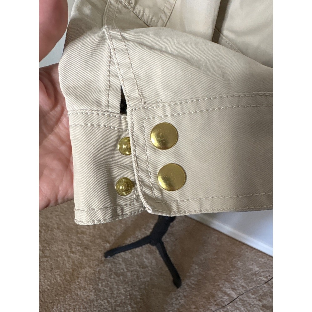 J.Crew Women's Downtown Field Khaki Jacket Utility Cotton Size Small - Picture 6 of 11